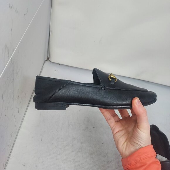 Gucci Brixton WOMENS Black Leather Horsebit Loafer - Picture 4 of 11